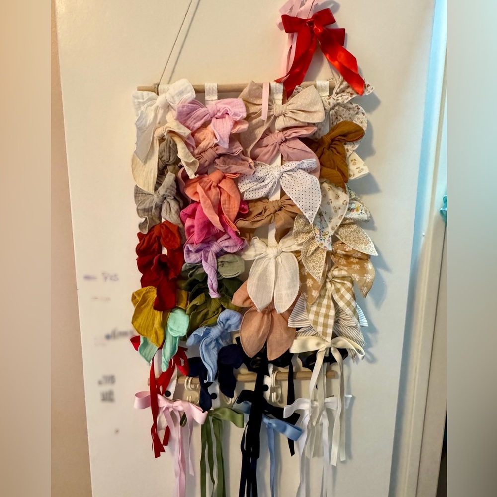 Girls Hair Bows/Holder